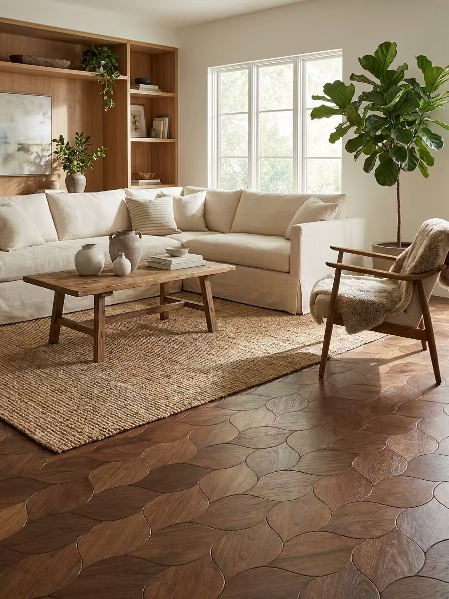 Grapevine Parquet — N. American Black Walnut