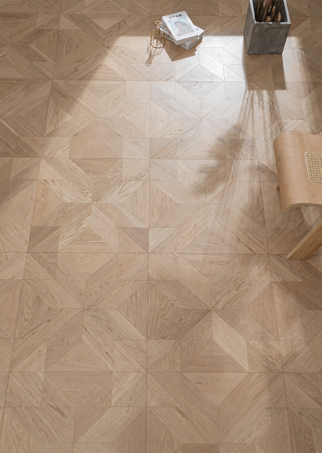 Diamond Geometric — Teak
