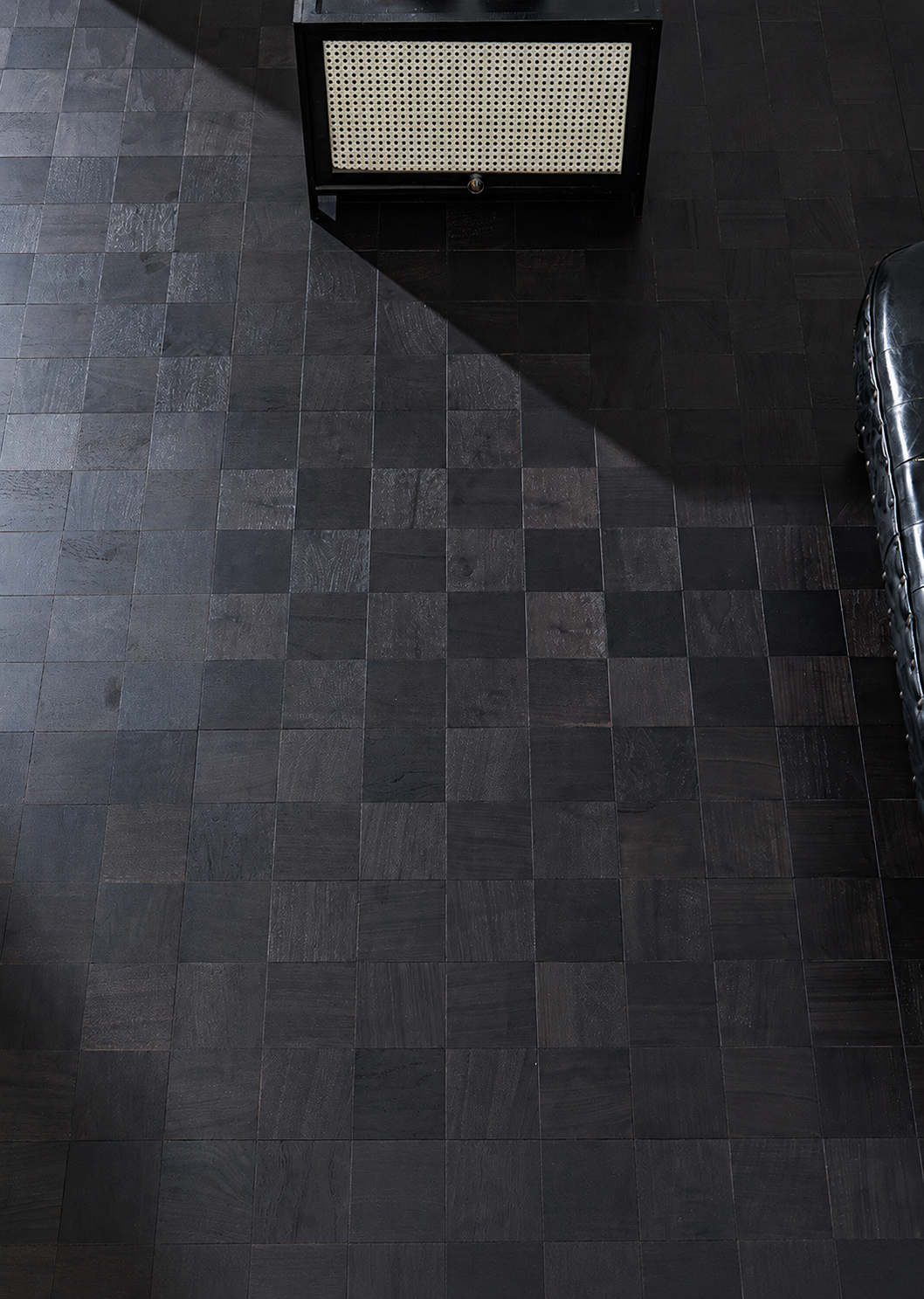 Chessboard Geometric — Teak